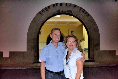 En el cuerpo de Guardia. Marisol y Rafa. Día 25/08/2.013