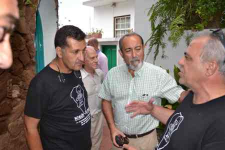 José M. Pereira, Osorio y J.M. Arcas en el Chipi Chipi. Día 27/08/2.013